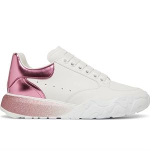 Alexander McQueen Wmns Court Trainer 'Degrade - Pastel Pink'